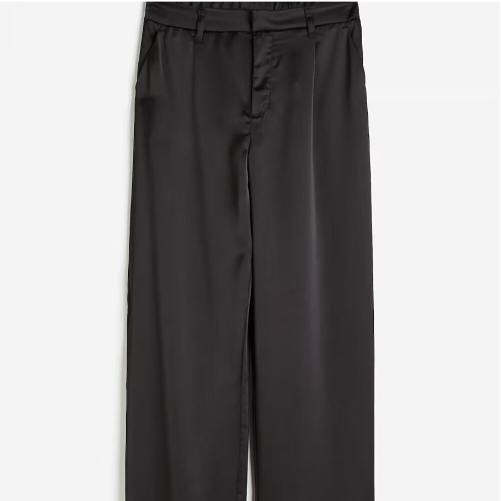 H&M - Divided | NWT Black Satin Dress Pants(have, S, too, not with this listing)